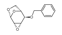 .beta.-D-Mannopyranose, 1,6:2,3-dianhydro-4-O-(phenylmethyl)-结构式
