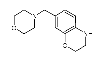 7-(4-morpholinylmethyl)-3,4-dihydro-2H-1,4-benzoxazine结构式