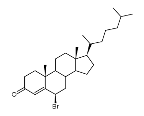 6β-Brom-Δ4-cholesten-3-on结构式