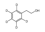 苯乙醇-D5结构式