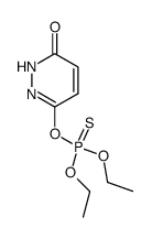 thiophosphoric acid O,O'-diethyl ester O''-(6-oxo-1,6-dihydro-pyridazin-3-yl) ester Structure