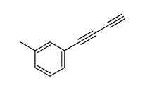 Benzene, 1-(1,3-butadiynyl)-3-methyl- (9CI)结构式