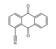 9,10-dioxoanthracene-1-carbonitrile Structure