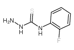 4-(2-氟苯基)-3-胺基硫脲结构式