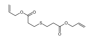 prop-2-enyl 3-(3-oxo-3-prop-2-enoxypropyl)sulfanylpropanoate Structure