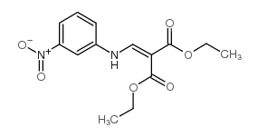 二乙基(3-硝基苯胺亚甲基)丙二酸结构式