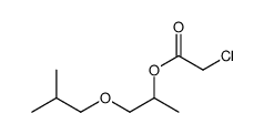 1-methyl-2-(2-methylpropoxy)ethyl chloroacetate Structure