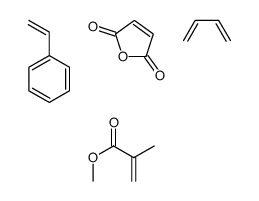 buta-1,3-diene,furan-2,5-dione,methyl 2-methylprop-2-enoate,styrene结构式