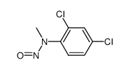 2,4-dichloro-N-methyl-N-nitroso-aniline结构式