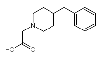 2-(4-benzylpiperidin-1-yl)acetic acid结构式