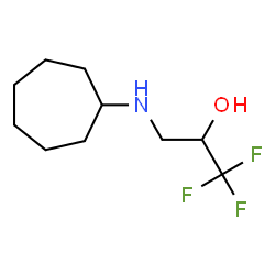 3-(环庚基氨基)-1,1,1-三氟丙-2-醇结构式