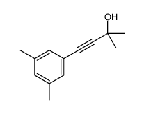 4-(3,5-dimethylphenyl)-2-methyl-but-3-yn-2-ol结构式