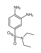 3,4-二氨基-N,N-二乙基苯磺酰胺结构式