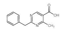 2-Benzyl-4-methylpyrimidine-5-carboxylic acid Structure