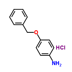 4-苄氧基苯胺盐酸盐结构式