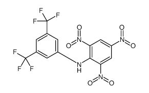 N-[3,5-bis(trifluoromethyl)phenyl]-2,4,6-trinitroaniline结构式
