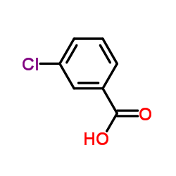 间氯苯甲酸结构式