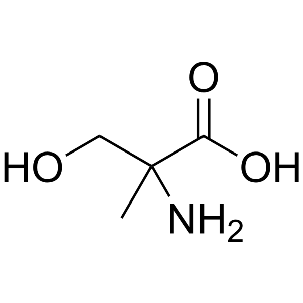 2-甲基-DL-丝氨酸结构式