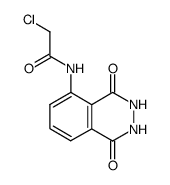 5-(2-chloro-acetylamino)-2,3-dihydro-phthalazine-1,4-dione结构式