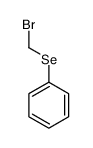 bromomethylselanylbenzene结构式