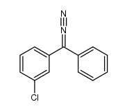 1-chloro-3-(diazo(phenyl)methyl)benzene结构式