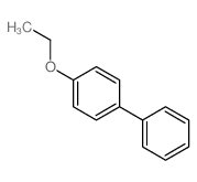 1-ethoxy-4-phenyl-benzene结构式
