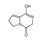 2,3,6,7-tetrahydropyrrolo[1,2-a]pyrazine-1,4-dione结构式