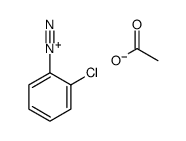 2-chlorobenzenediazonium,acetate结构式