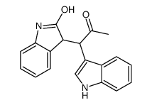 3-[1-(1H-indol-3-yl)-2-oxopropyl]-1,3-dihydroindol-2-one结构式