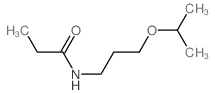 Propanamide,N-[3-(1-methylethoxy)propyl]-结构式