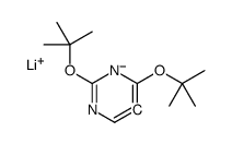 lithium,2,4-bis[(2-methylpropan-2-yl)oxy]-5H-pyrimidin-5-ide Structure