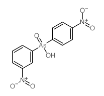 Arsine oxide,hydroxy(m-nitrophenyl)(p-nitrophenyl)- (8CI)结构式