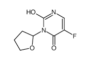 5-fluoro-3-(oxolan-2-yl)-1H-pyrimidine-2,4-dione结构式