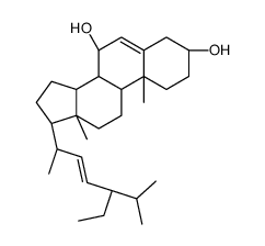 (3S,7R,8S,9S,10R,13R,14S,17R)-17-[(E,2R,5S)-5-ethyl-6-methylhept-3-en-2-yl]-10,13-dimethyl-2,3,4,7,8,9,11,12,14,15,16,17-dodecahydro-1H-cyclopenta[a]phenanthrene-3,7-diol Structure