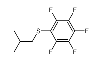 isobutyl(perfluorophenyl)sulfane结构式