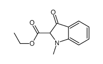 ethyl 1-methyl-3-oxo-2H-indole-2-carboxylate Structure