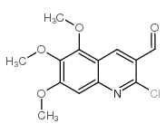 2-氯-5,6,7-三甲氧基-喹啉-3-甲醛结构式