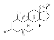 5a-Androstane-3a,17b-diol, 1a,5-dimercapto- (6CI,7CI,8CI) Structure