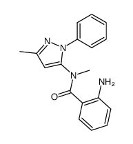 2-amino-N-methyl-N-(3-methyl-1-phenyl-1H-pyrazol-5-yl)benzamide Structure
