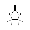4,4,5,5-tetramethyl-2-methylidene-1,3-dioxolane结构式