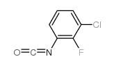 3-氯-2-氟苯基异氰酸酯结构式