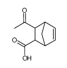 3-exo-acetylbicyclo[2.2.1]hept-5-ene-2-exo-carboxylic acid结构式