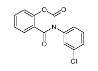 3-(3-chlorophenyl)-1,3-benzoxazine-2,4-dione结构式