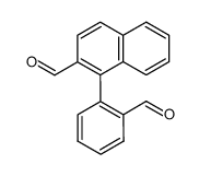 1-phenylnaphthalene-2,2'-dicarboxaldehyde结构式