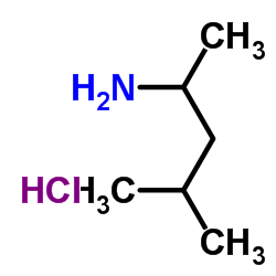 4-Methyl-2-pentanamine hydrochloride Structure