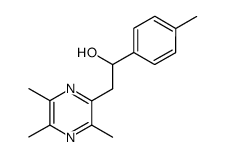 2-[2-Hydroxy-2-(p-methylphenyl)ethyl]-3,5,6-trimethylpyrazine Structure