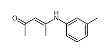 4-m-toluidino-pent-3-en-2-one结构式