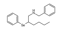 N-benzyl-2-phenylselanylhexan-1-amine结构式