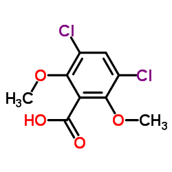 3,5-DICHLORO-2,6-DIMETHOXYBENZOIC ACID Structure