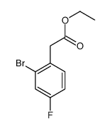 ethyl 2-(2-bromo-4-fluorophenyl)acetate结构式